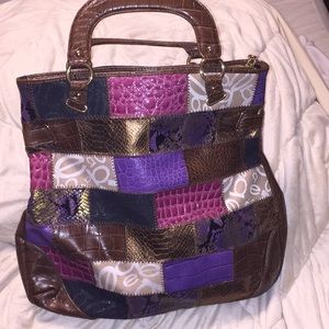 bebe patchwork bag